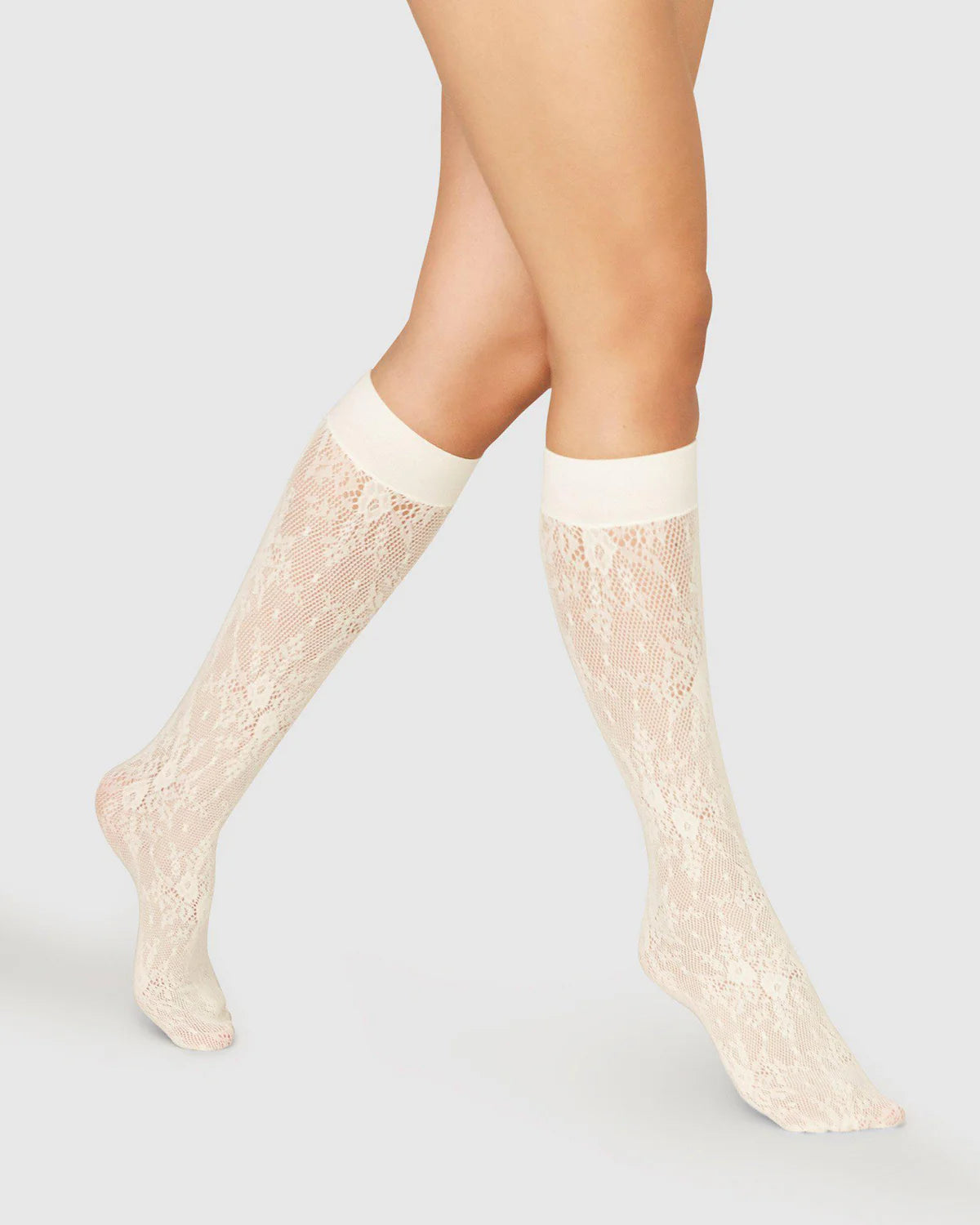 Swedish Stockings - Rosa Lace Knee-Highs