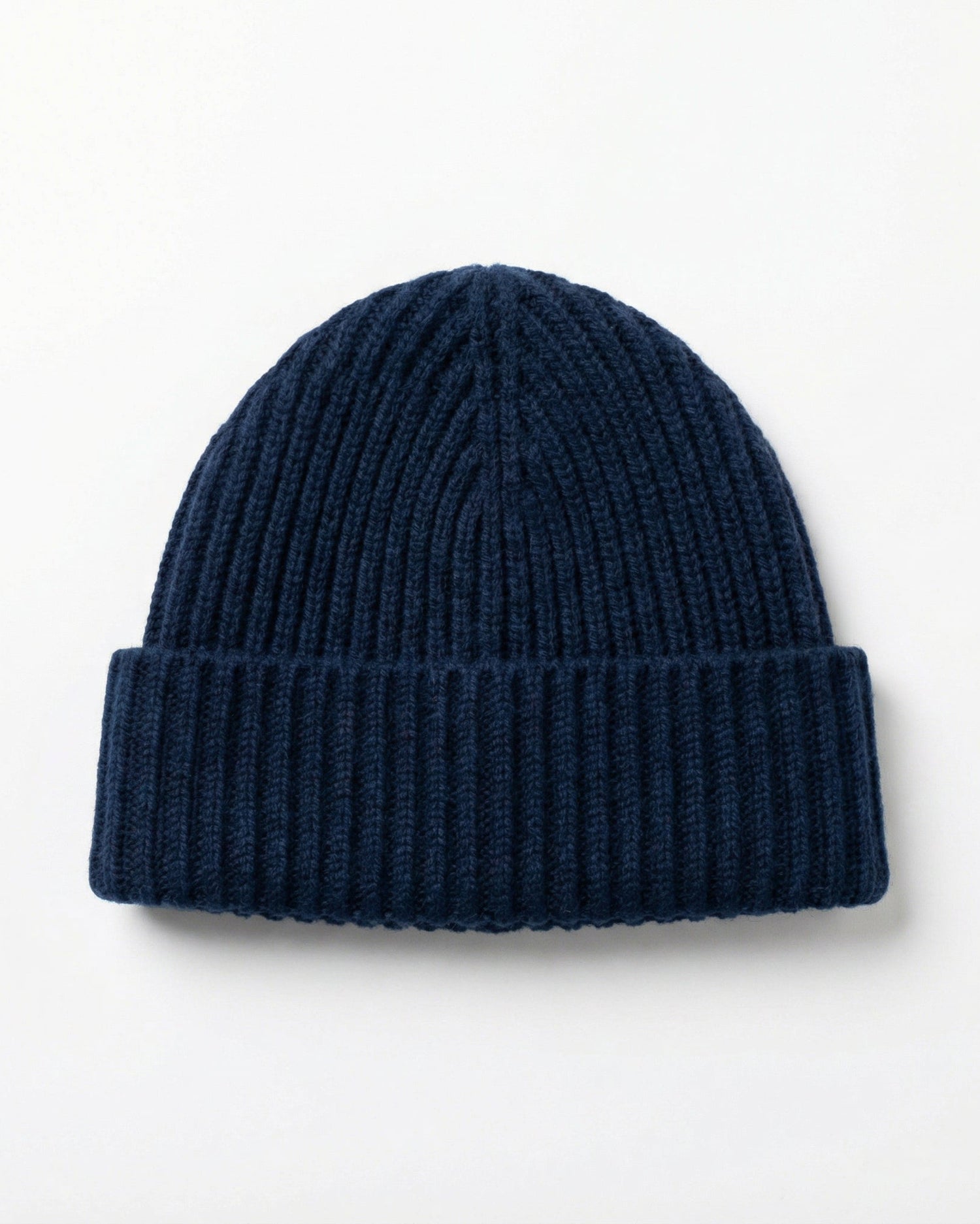 Cashmere Beanie - Dark Blue