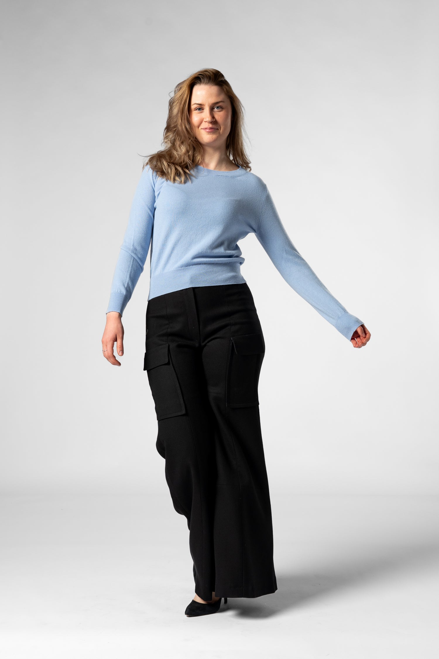 Cashmere Sweater - Light Blue