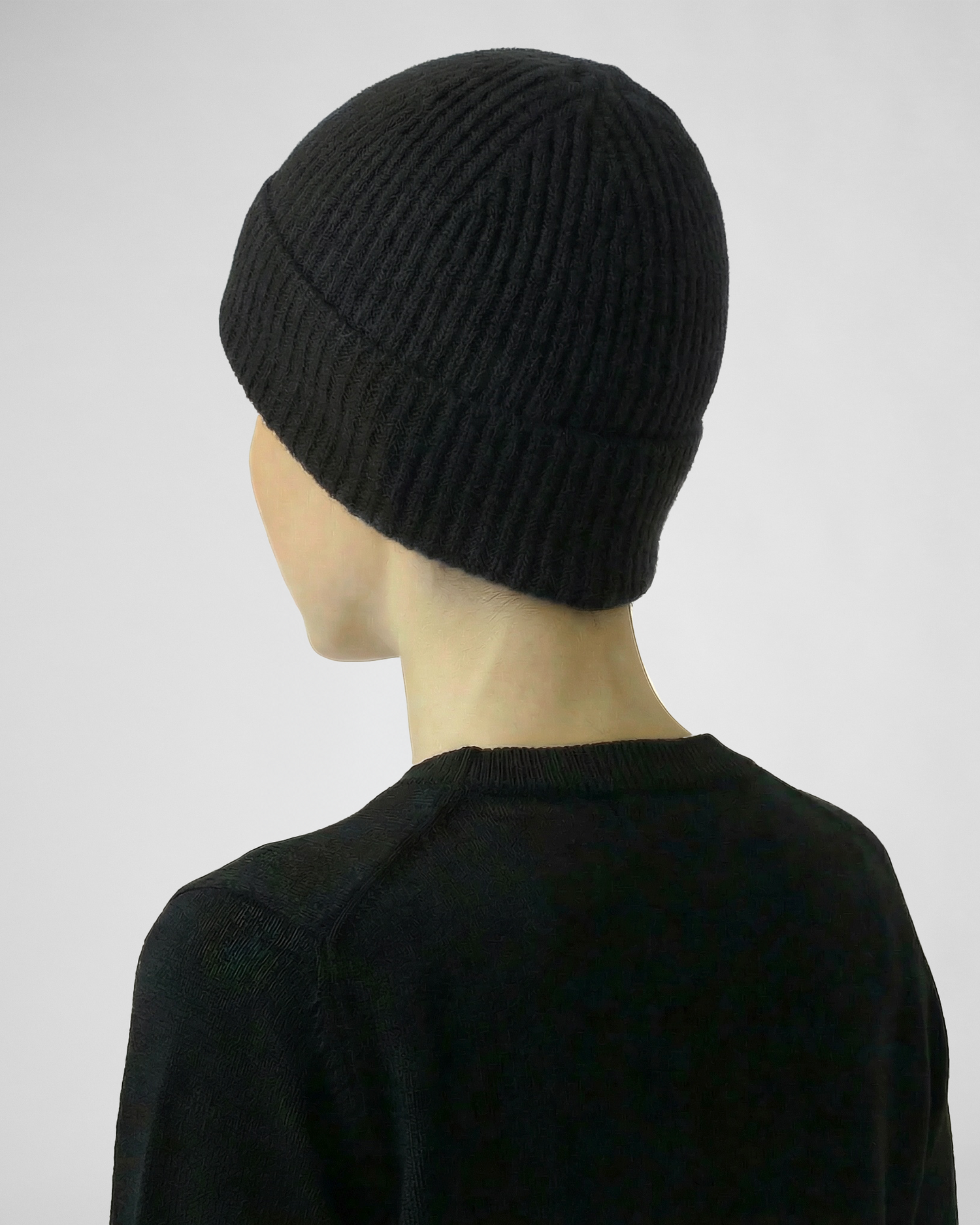 Cashmere Beanie - Black